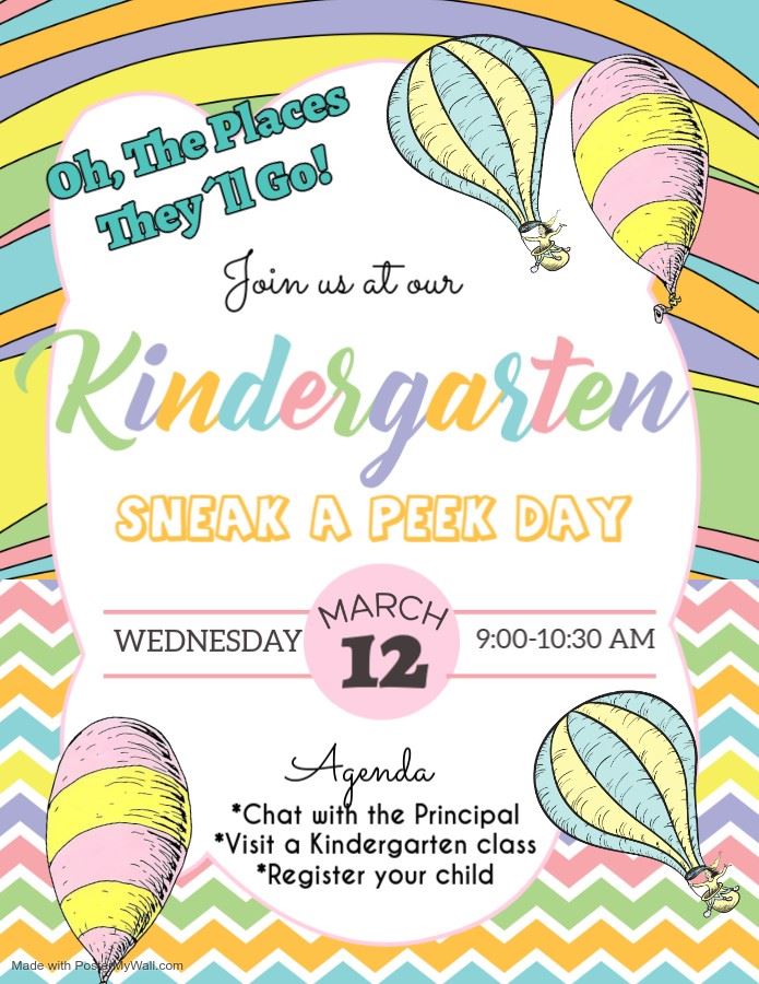  Kindergarten Sneak A Pick